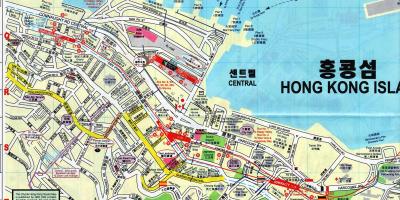 Карта сенвань у хонг Конгу