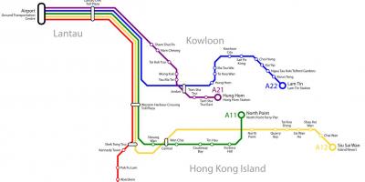 Хонг конг карта аутобуских линија