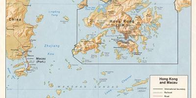 Карта у хонг Конгу и Макау