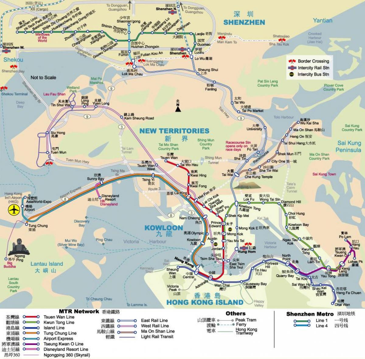 Коулун Тонг метро карта