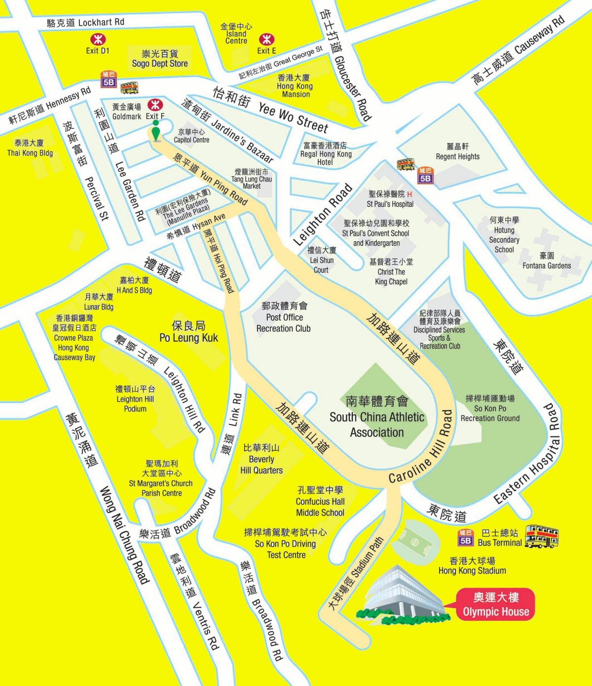 Станице метроа Olympic мапи