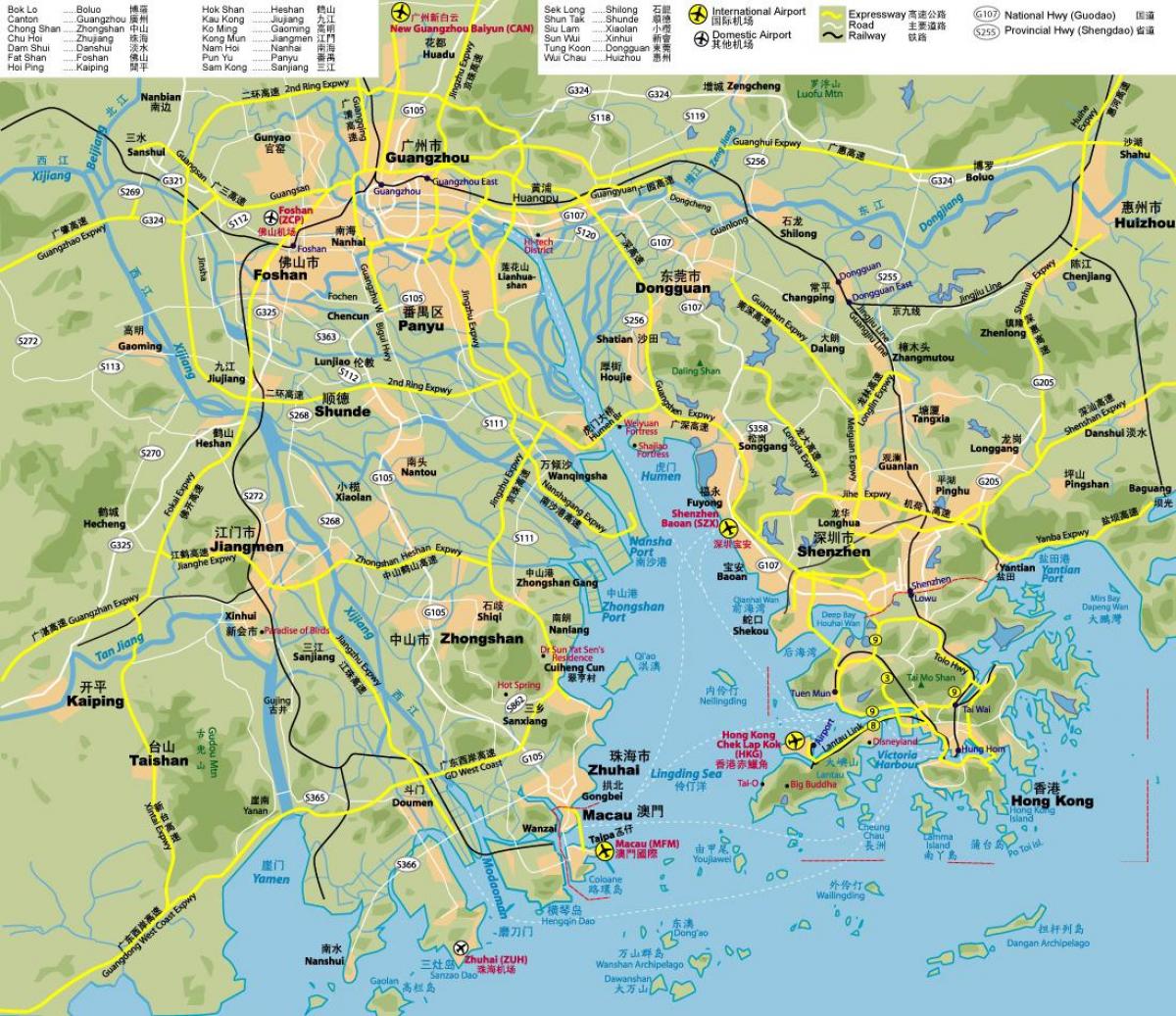 Мапа пута у хонг Конгу