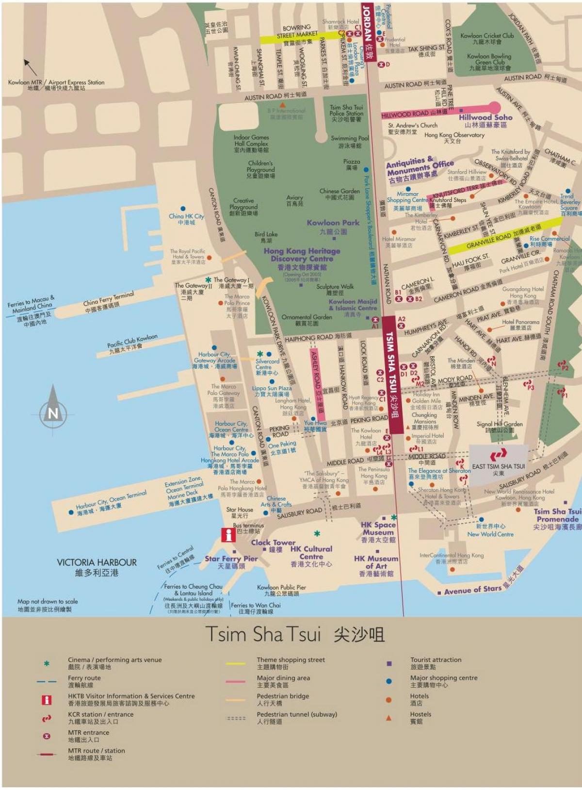 Хонг конг карта Коулун